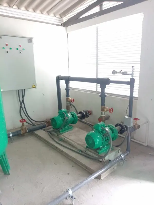 Instalación bombas agua potable